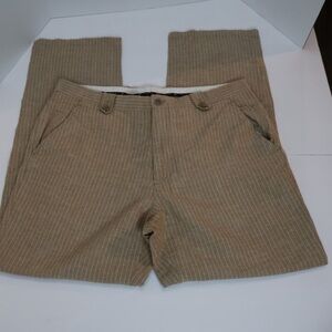 INC International Concepts Men's Khaki Striped Chinos